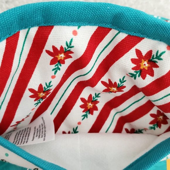 Pioneer Woman Apron Oven Mitt Potholder Set Holiday Xmas Chocolate Recipe Gift - Picture 9 of 13